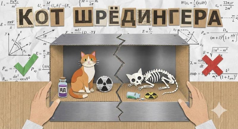 Кот Шрёдингера и квантовая суперпозиция